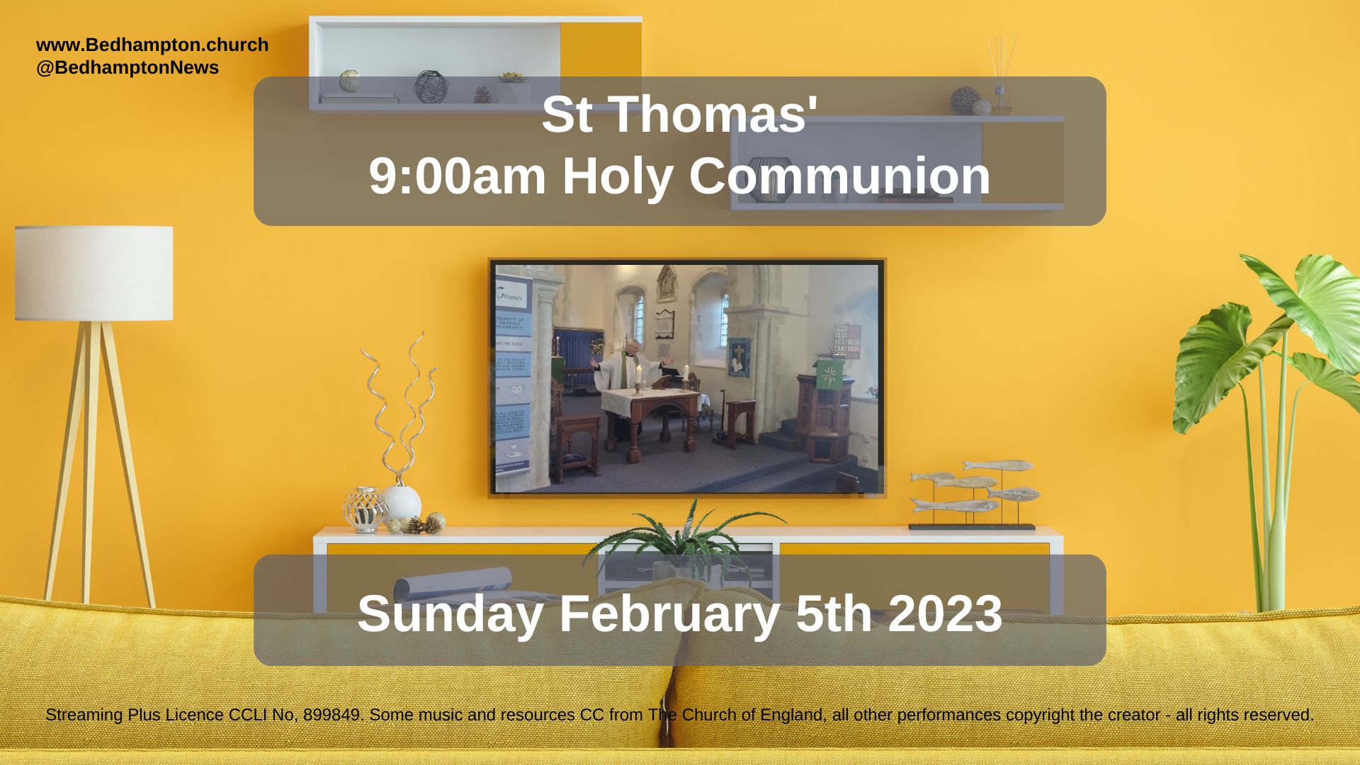 Holy Communion CW1 February 5th, 2023 – It’s All About Jesus