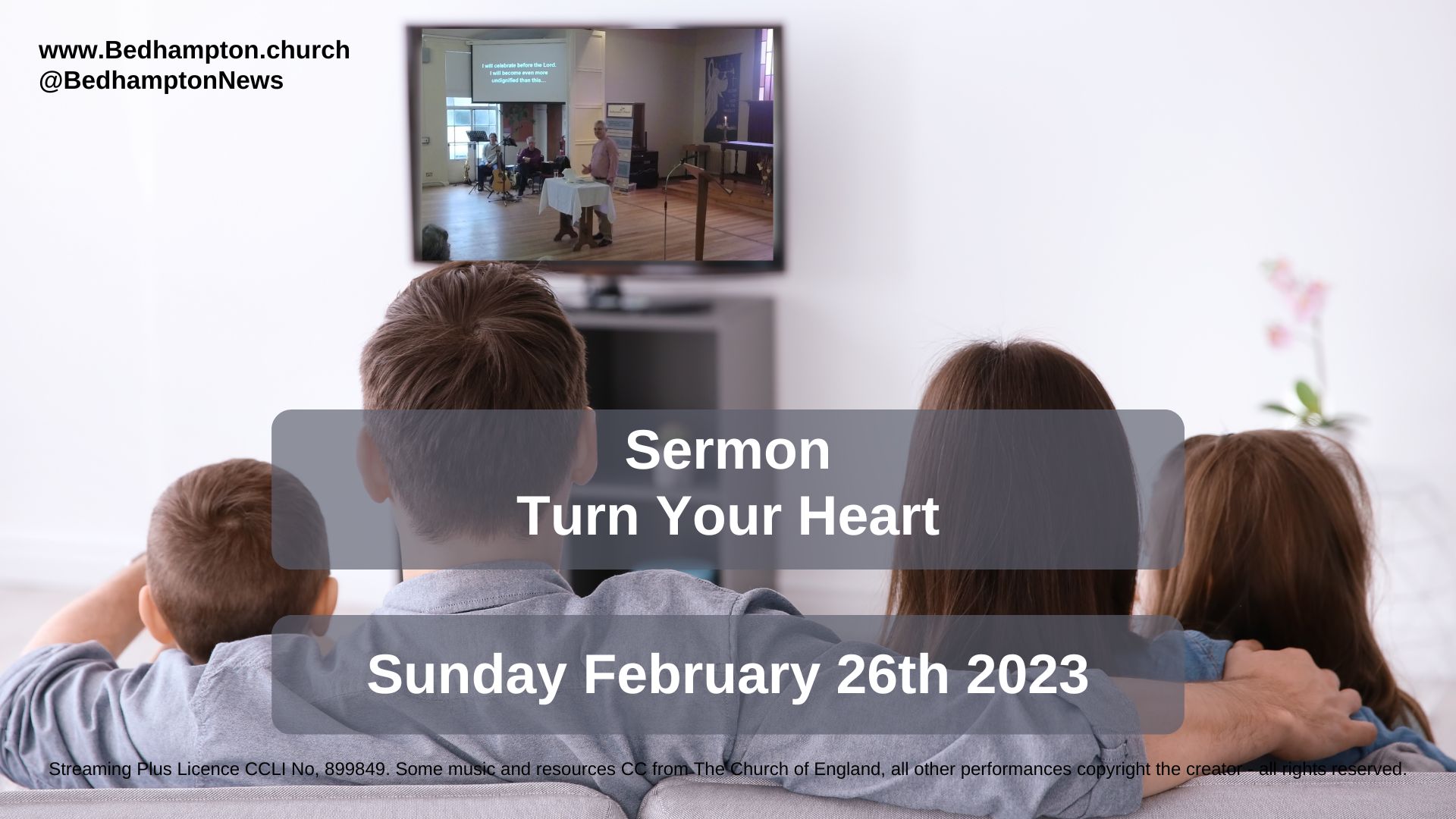 Sermon February 26th, 2023 – Turn Your Heart