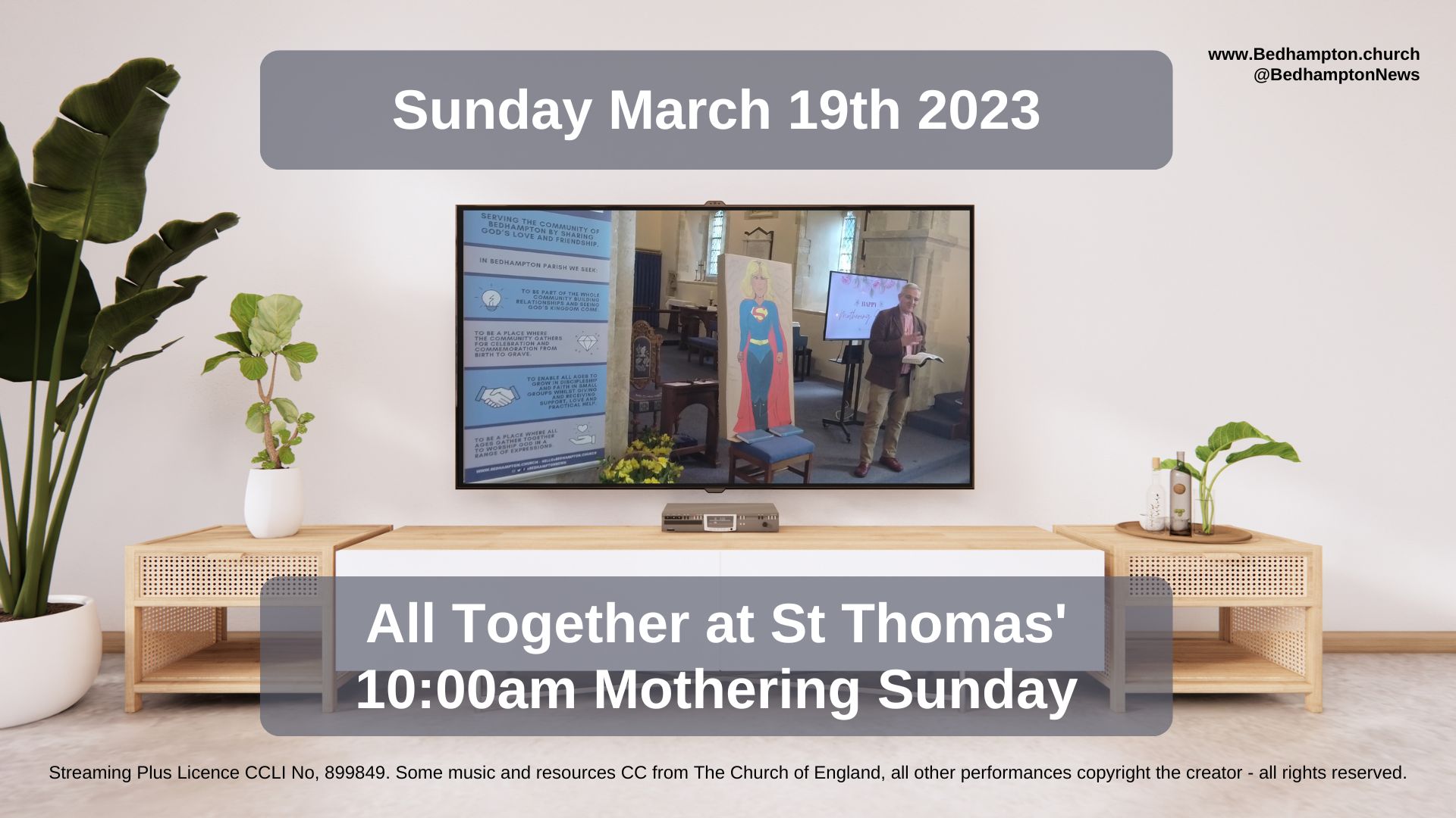 All Together at St Thomas’ March 19th, 2023 – Mothering Sunday