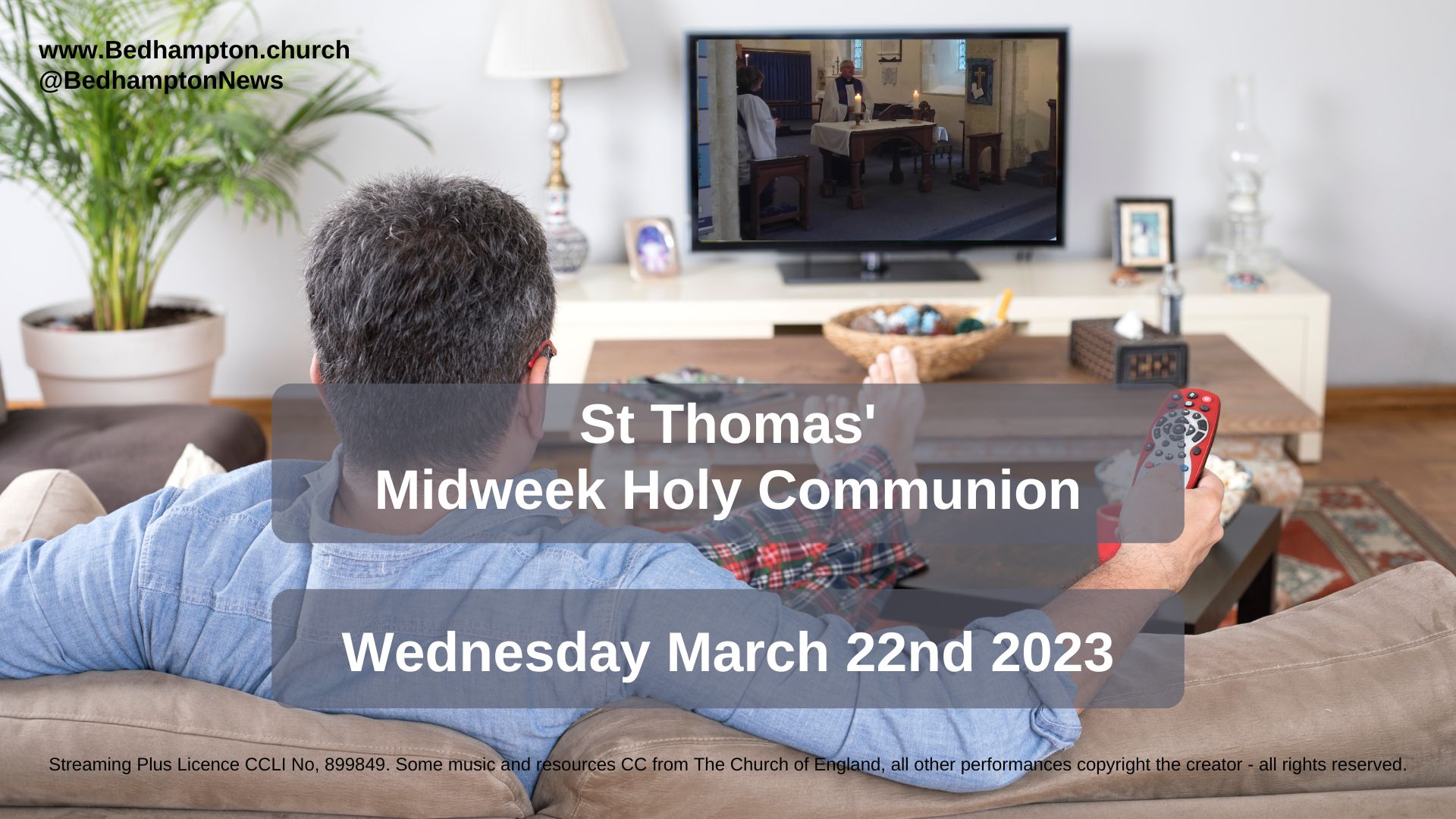 Midweek Holy Communion March 22nd, 2023