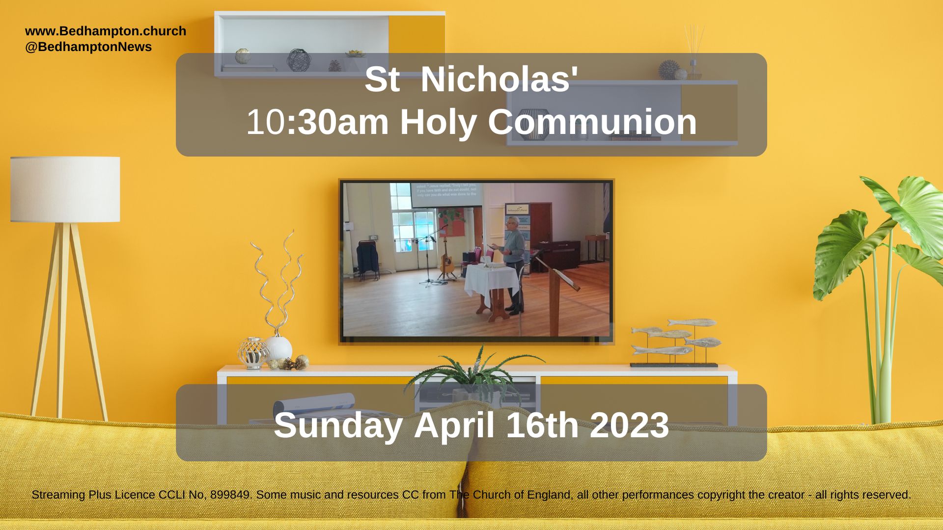 Holy Communion April 16th, 2023 – Matthew 21.12-22