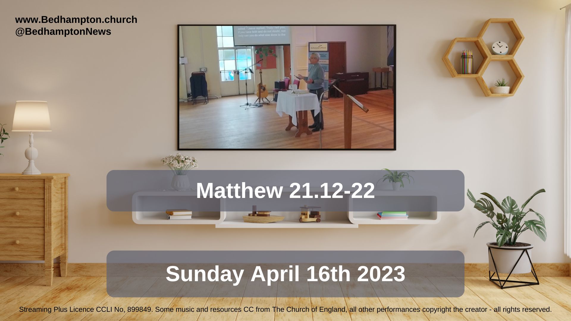 Sermon April 16th, 2023 – Matthew 21.12-22