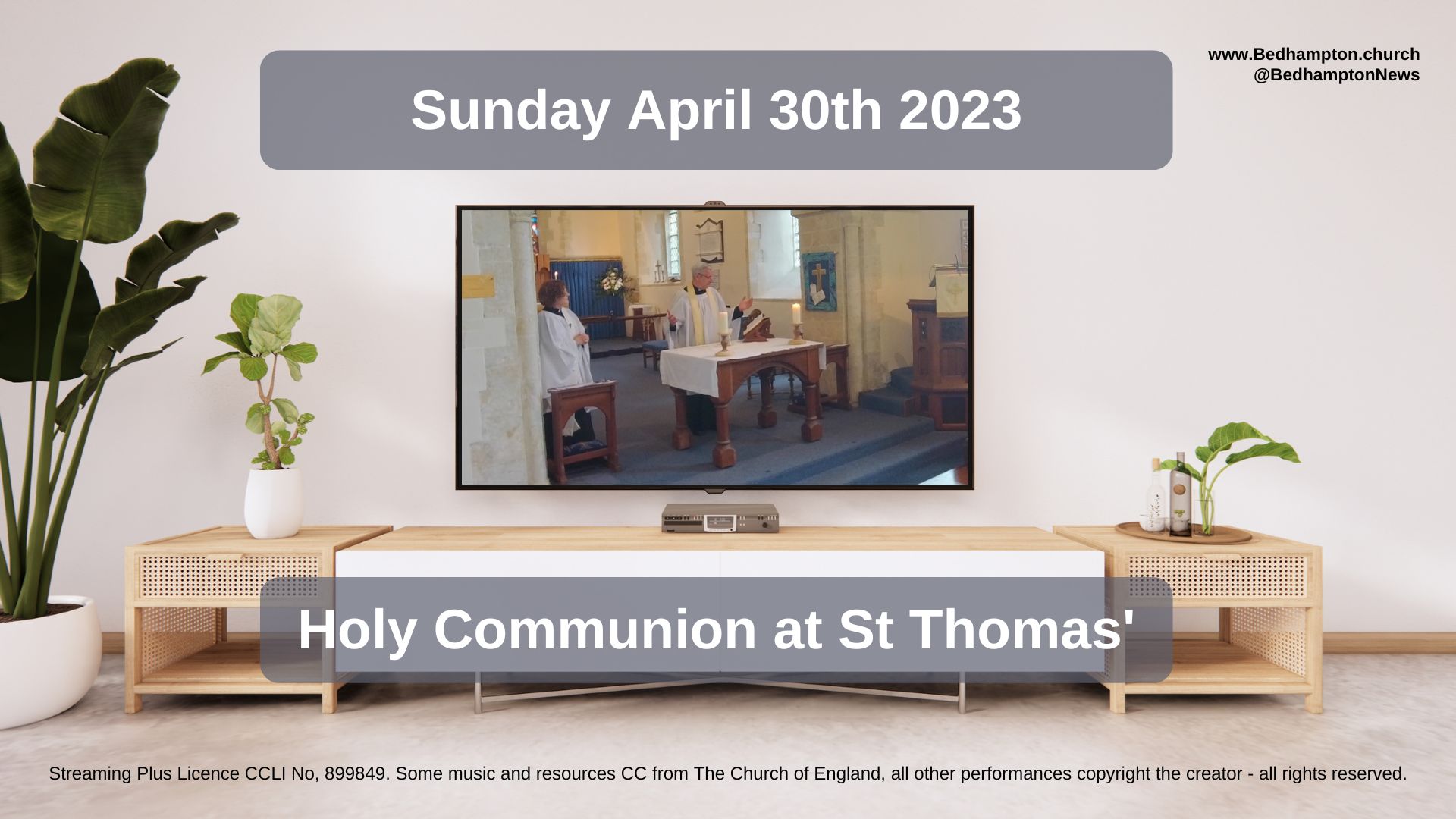 Holy Communion CW2 April 30th, 2023 – Matthew’s Gospel