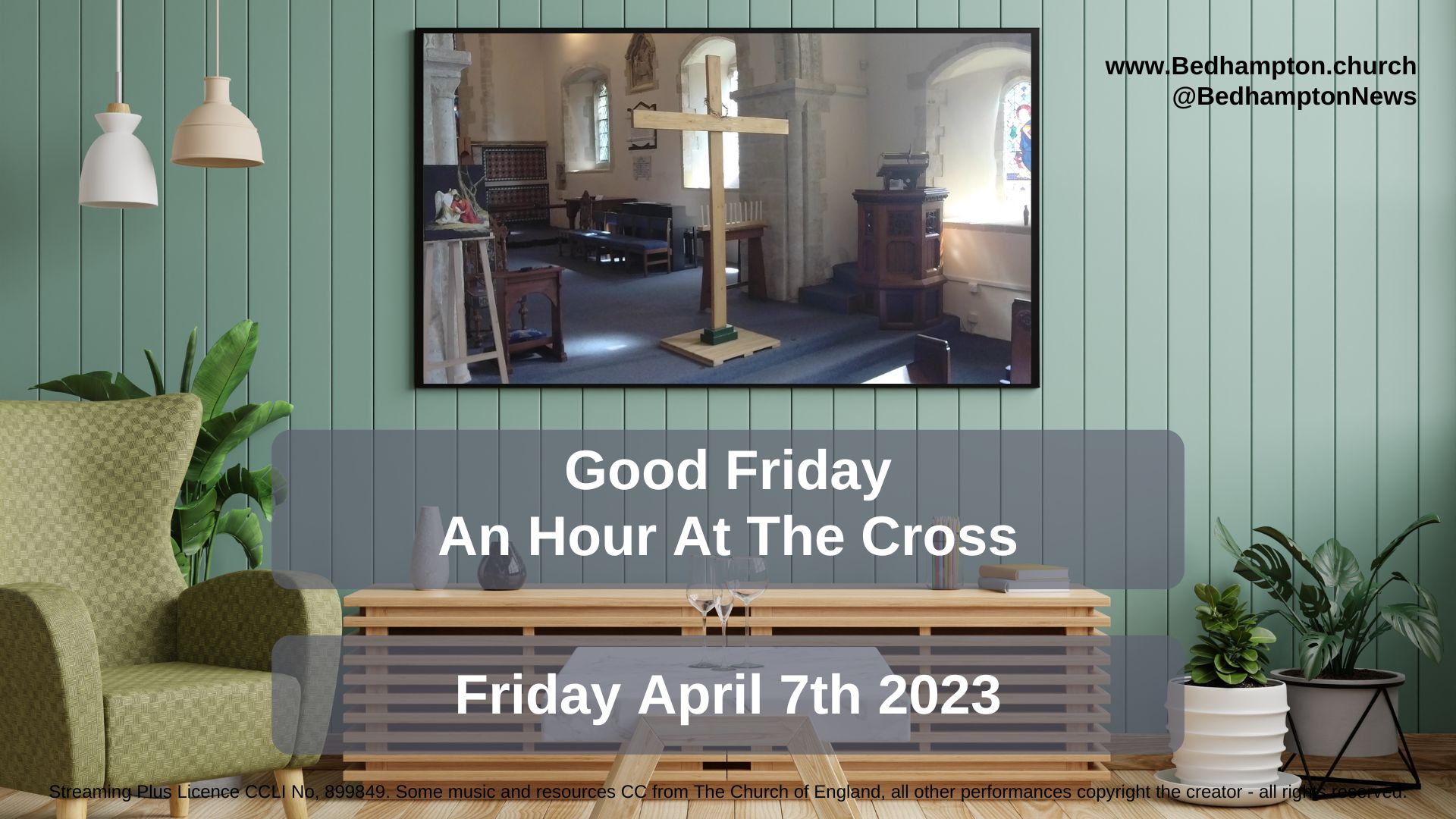 Good Friday – An Hour At The Cross – Friday April 7th 2023