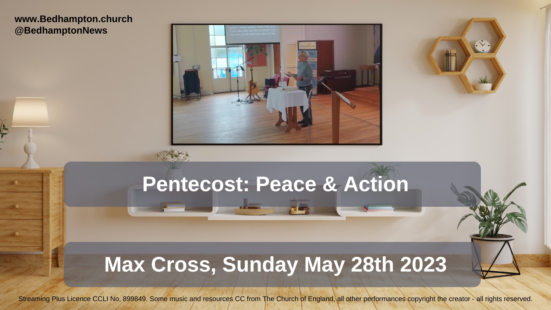 Sermon May 28th, 2023 – Pentecost: Peace & Action