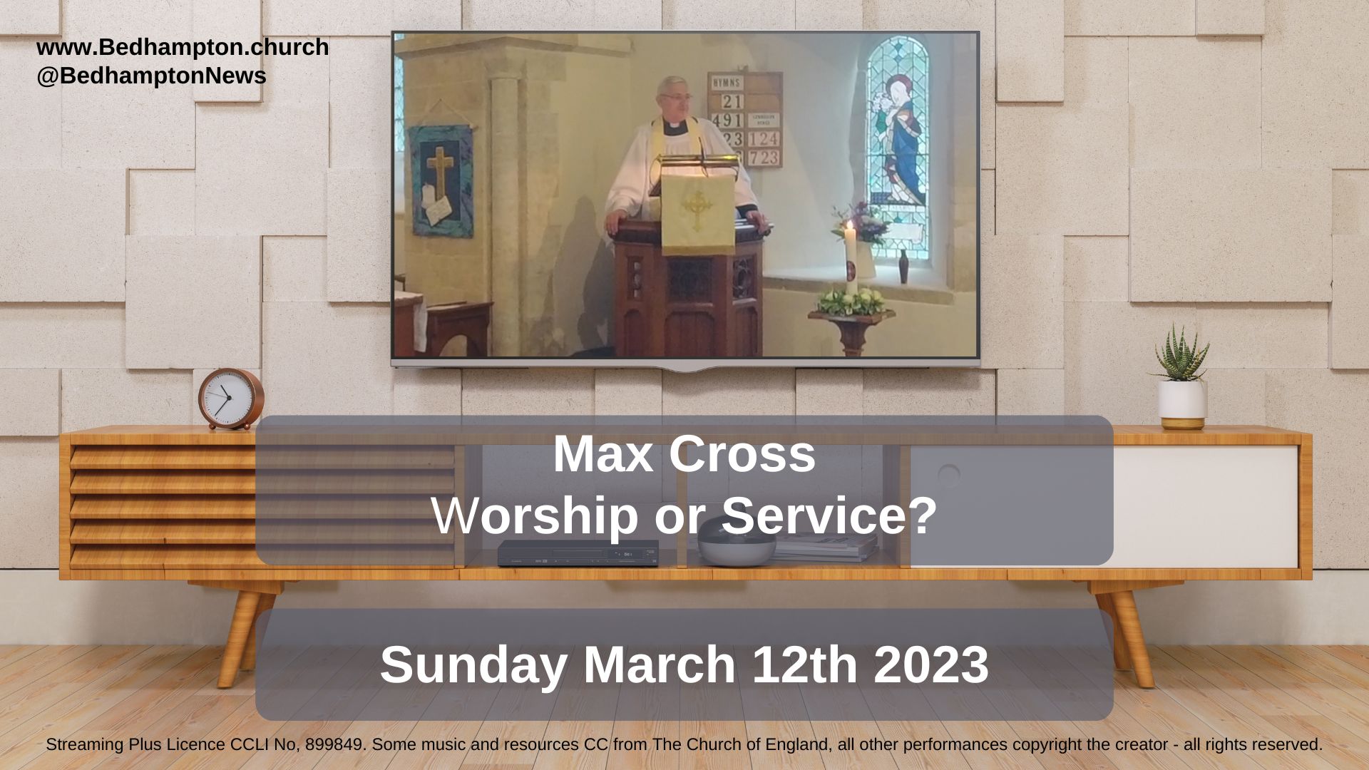 Sermon May 7th, 2023 – Worship or Service