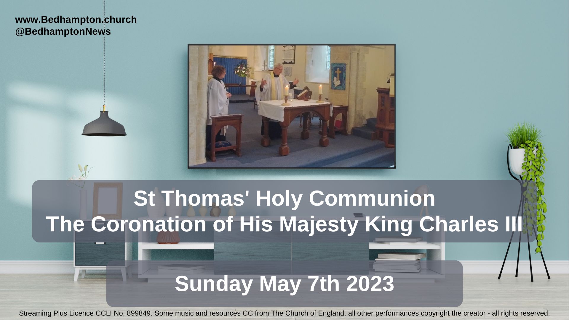 Holy Communion CW1 May 7th, 2023 – Coronation of King Charles III