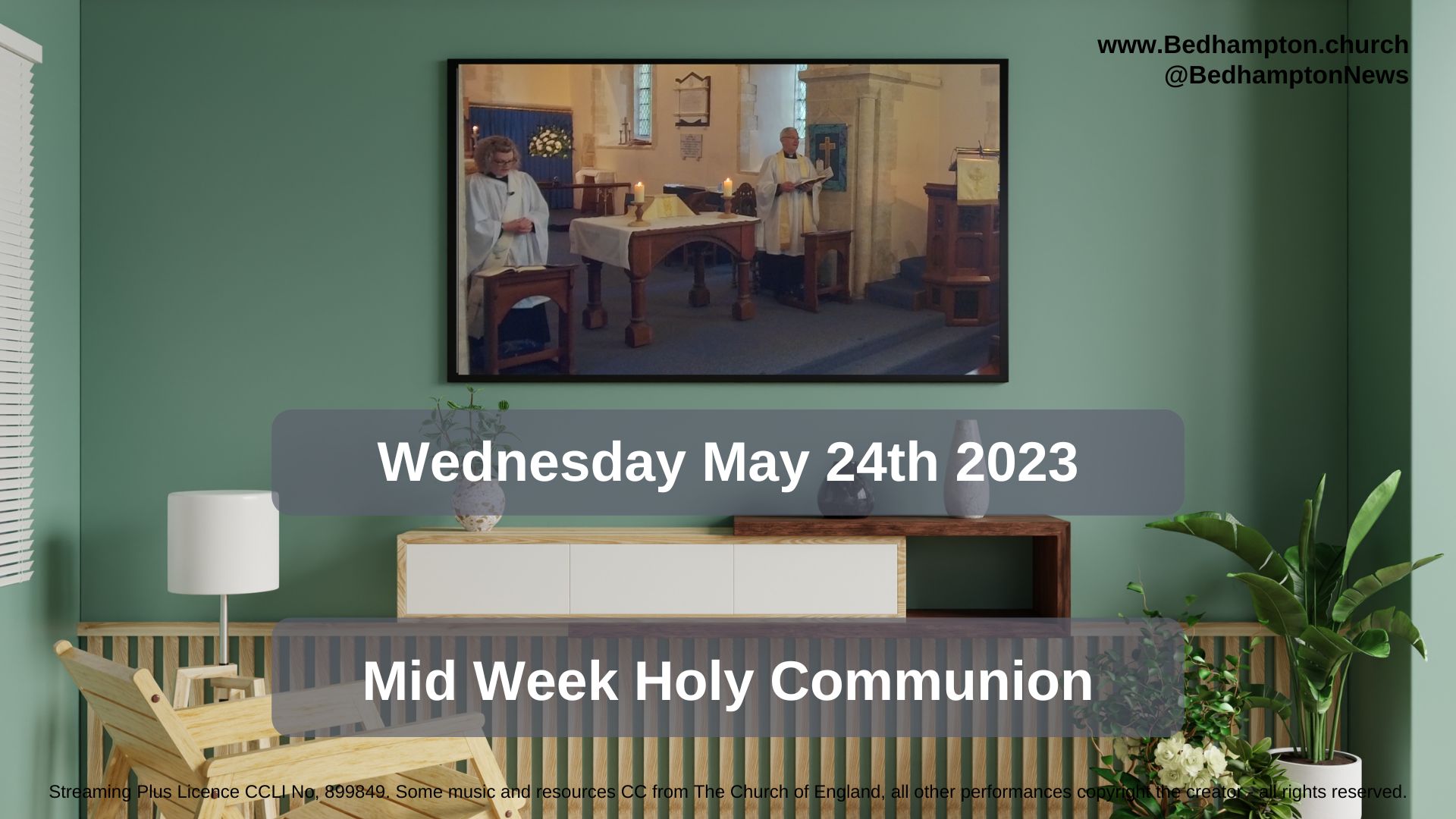 Midweek Holy Communion May 24th, 2023