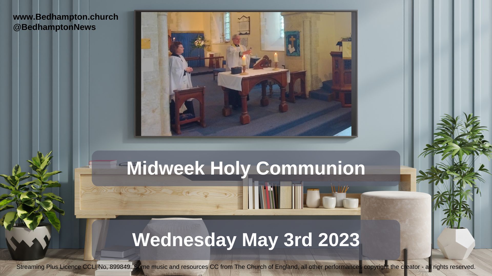 Midweek Holy Communion May 3rd, 2023