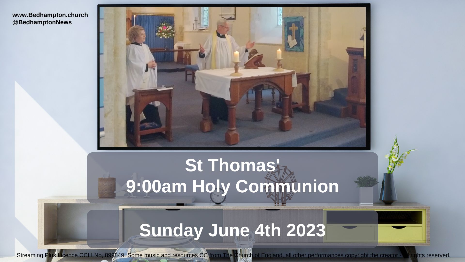 Holy Communion CW1 June 4th, 2023 – Trinity Sunday