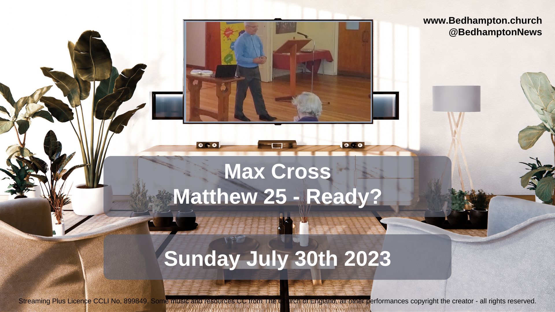 Sermon July 30th, 2023 – Matthew 25: Ready?