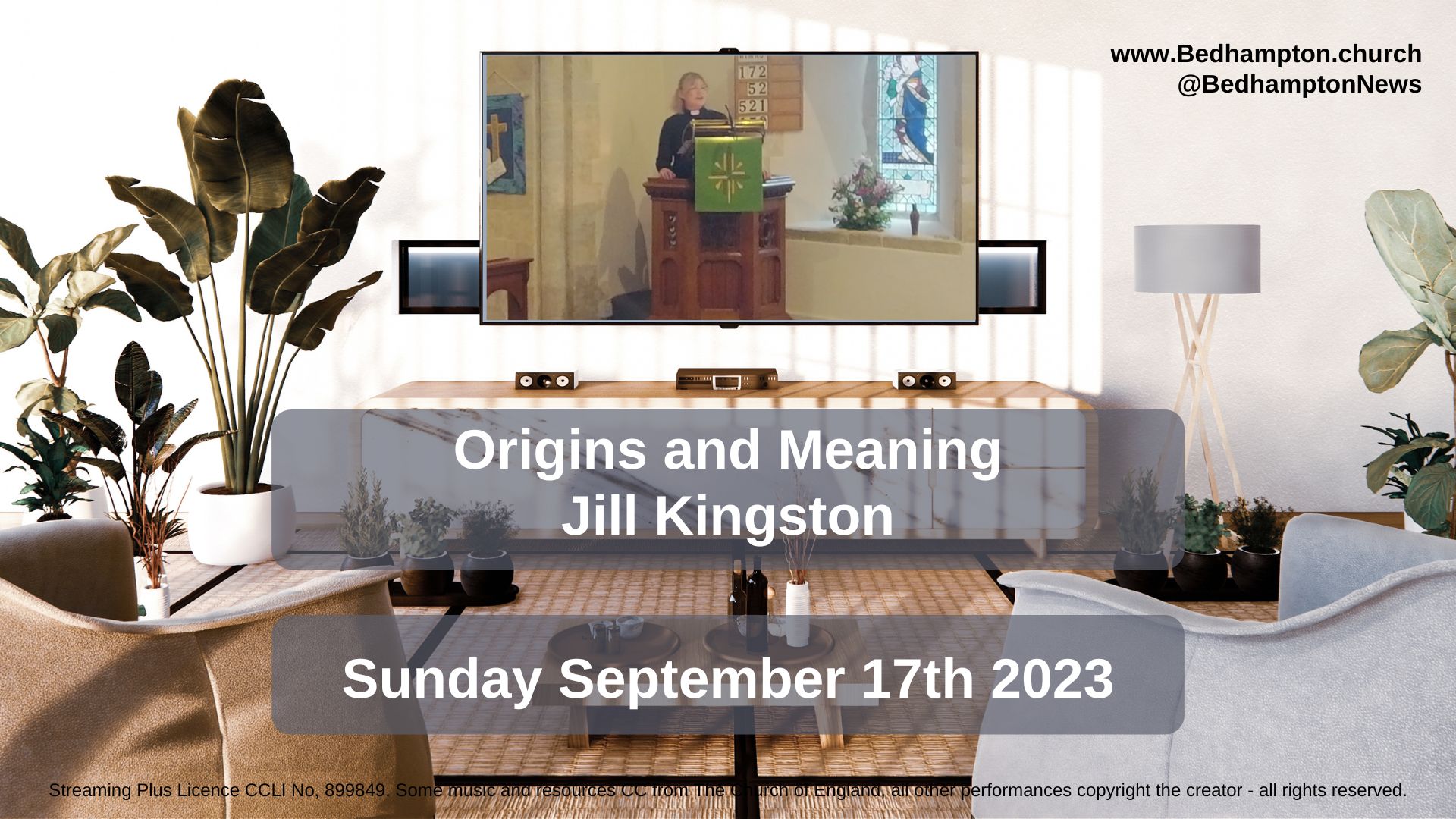 Sermon September 17th, 2023 – Experience a better story: Origins and Meaning