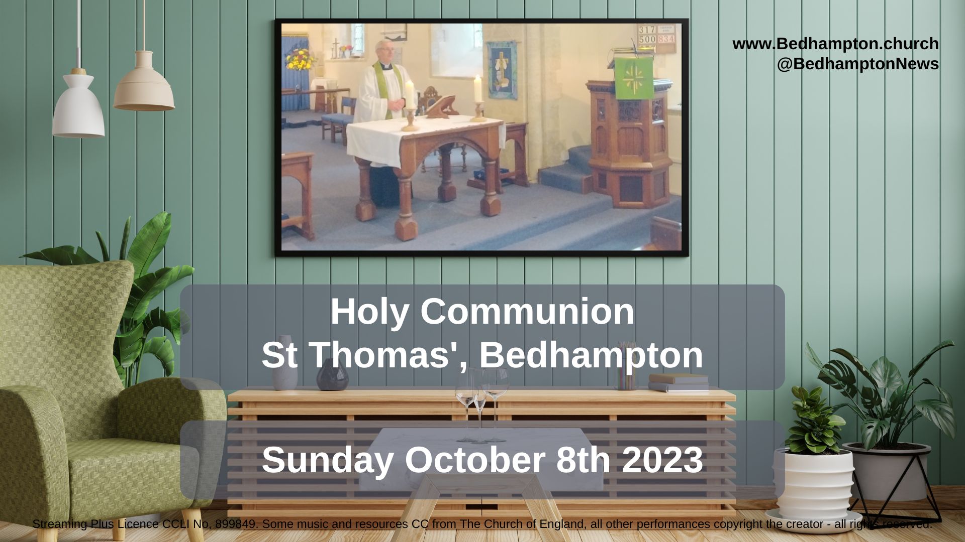 Holy Communion CW1 October 8th, 2023 – Experience a better story: Exodus and Freedom