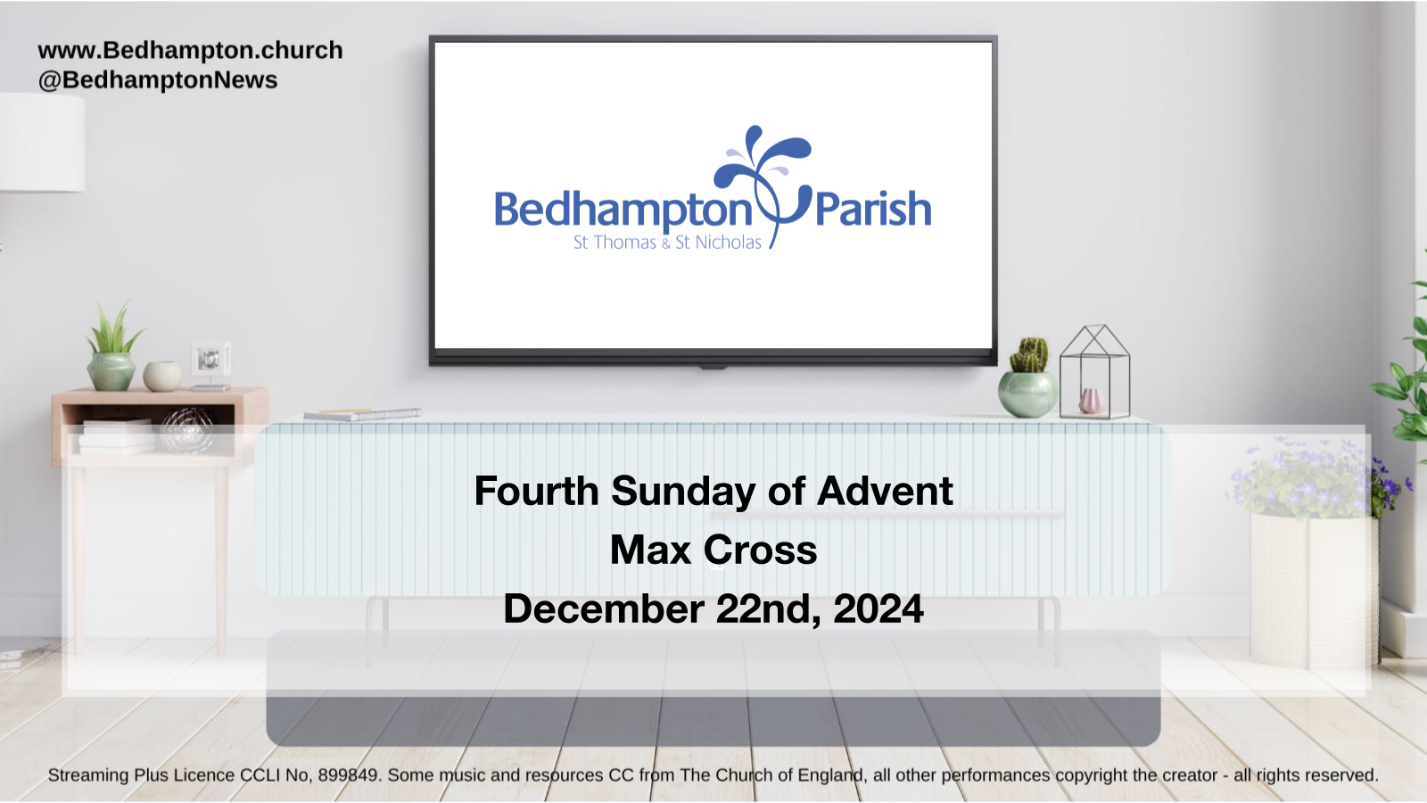 Sermon December 22nd, 2024 – A Christmas Healing Balm