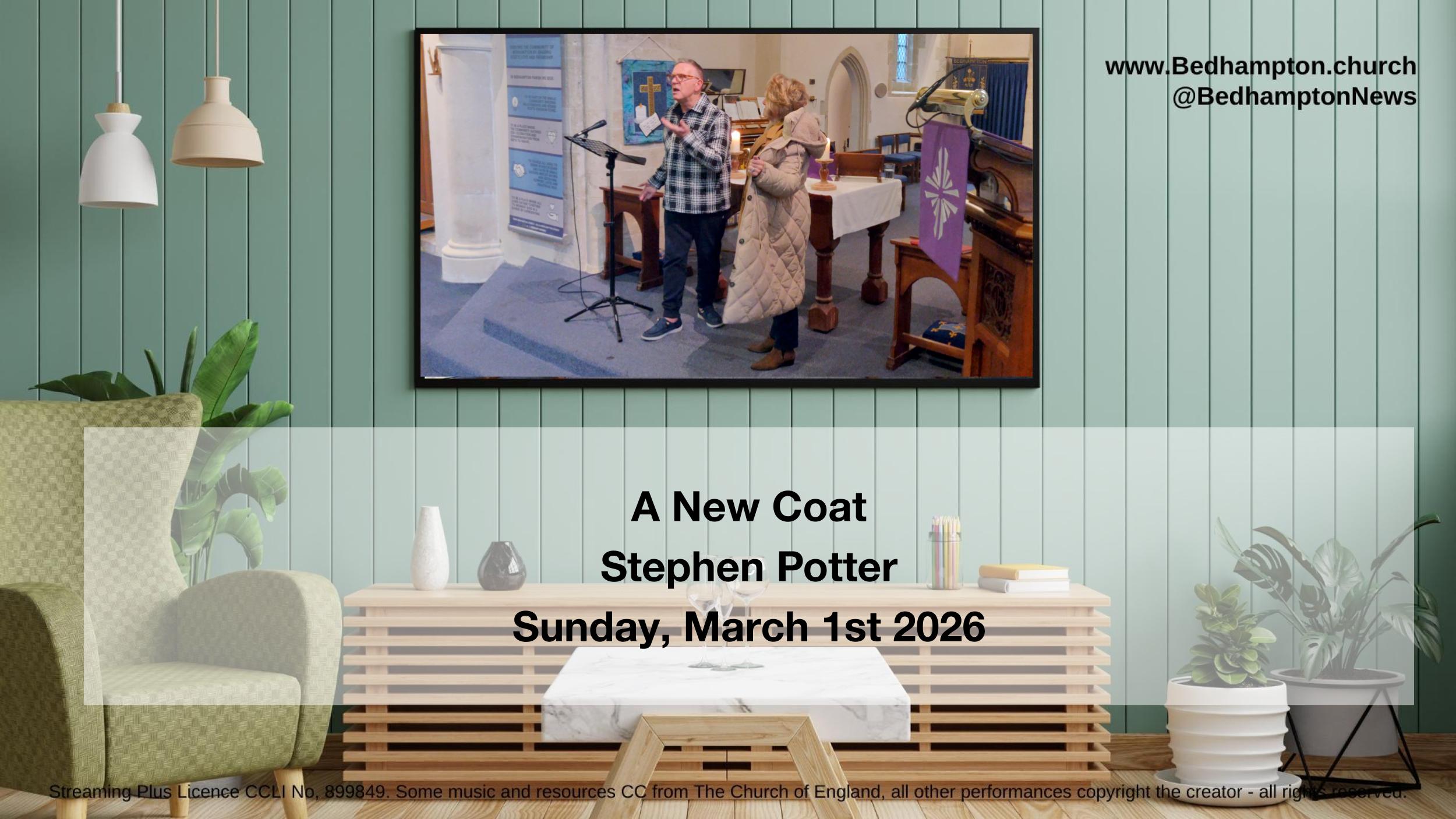 Sermon: A New Coat