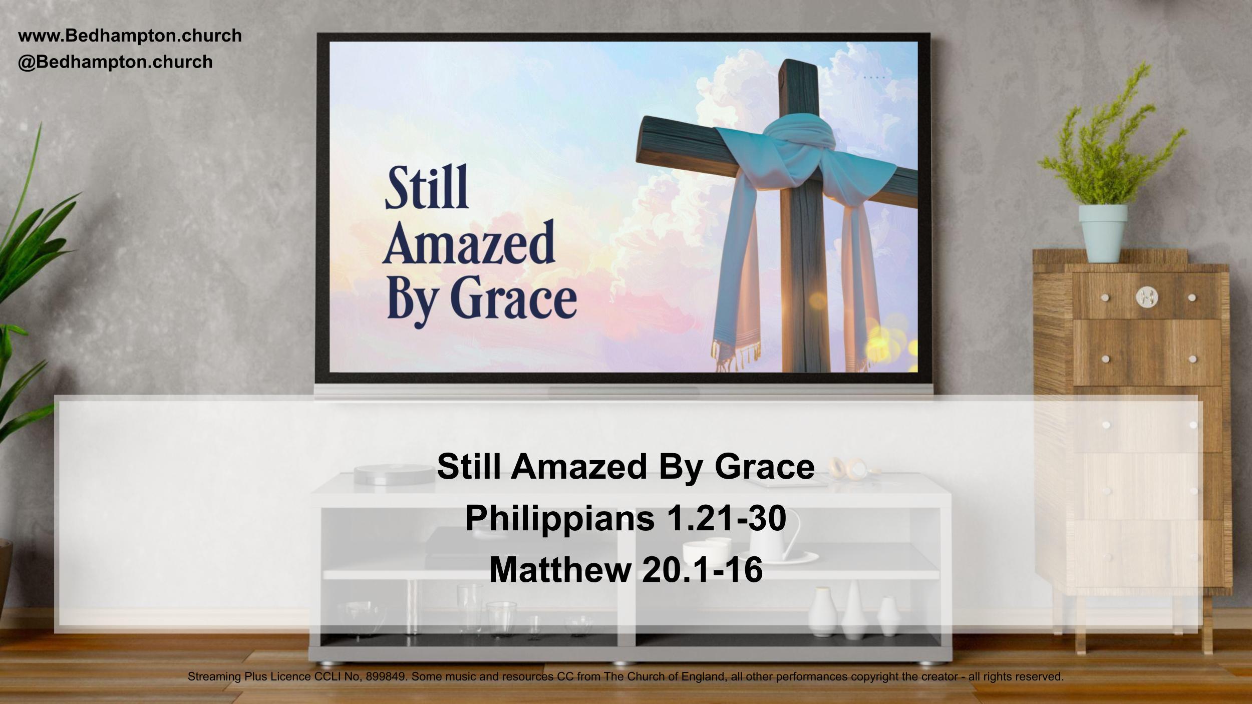 Still Amazed By Grace